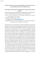 First Report of Bipolaris sorokiniana Causing Spot Blotch on Wheat ( Triticum aestivum L.) from the Kashmir Valley of Western Himalayas, India