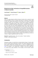 Blinded by the light: motivations of unqualified teachers in Western Australia