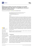 Optimizing Coalition Formation Strategies for Scalable Multi-Robot Task Allocation: A Comprehensive Survey of Methods and Mechanisms