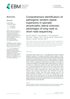 Comprehensive identification of pathogenic tandem repeat expansions in sporadic amyotrophic lateral sclerosis: advantages of long-read vs. short-read sequencing