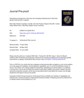 Harnessing novel genomic resources and emerging breeding tools to fast-track genetic improvement in papaya