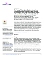 The YoungFitT project: Study protocol for a randomized mixed-methods trial of physical exercise and mind-body interventions, with or without virtual reality, in university students