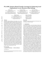ITL-LIME: Instance-Based Transfer Learning for Enhancing Local Explanations in Low-Resource Data Settings