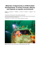 Materials of Opportunity in Artificial Reef Developments: A review of trends, efficacy and impacts on aquatic environments