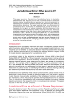 Jurisdictional Error: What even is it?