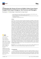 Challenging the Norm of Lawns in Public Urban Green Space: Insights from Expert Designers, Turf Growers and Managers
