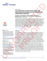 The association of class II HLA alleles with tuberculosis-associated immune reconstitution inflammatory syndrome
