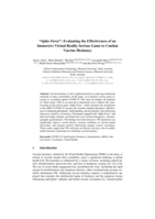 "Spike Force" : Evaluating the Effectiveness of an Immersive Virtual Reality Serious Game to Combat Vaccine Hesitancy