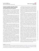 Long-term morbidity and quality of life among survivors of Stevens-Johnson syndrome/toxic epidermal necrolysis spectrum