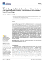 Climate Change Facilitates the Formation of Natural Barriers in Low-Inflow Estuaries, Altering Environmental Conditions and Faunal Assemblages