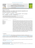 Offshore wind farms can enhance the structural composition and functional dynamics of coastal waters