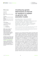 Unveiling key genetic determinants of charcoal rot resistance in soybean via genome-wide association studies