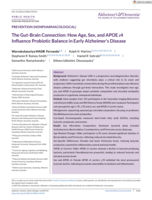 The Gut‐Brain Connection: How Age, Sex, and APOE ε4 Influence Probiotic Balance in Early Alzheimer's Disease