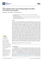 False Stability? How Greenwashing Shapes Firm Risk in the Short and Long Run